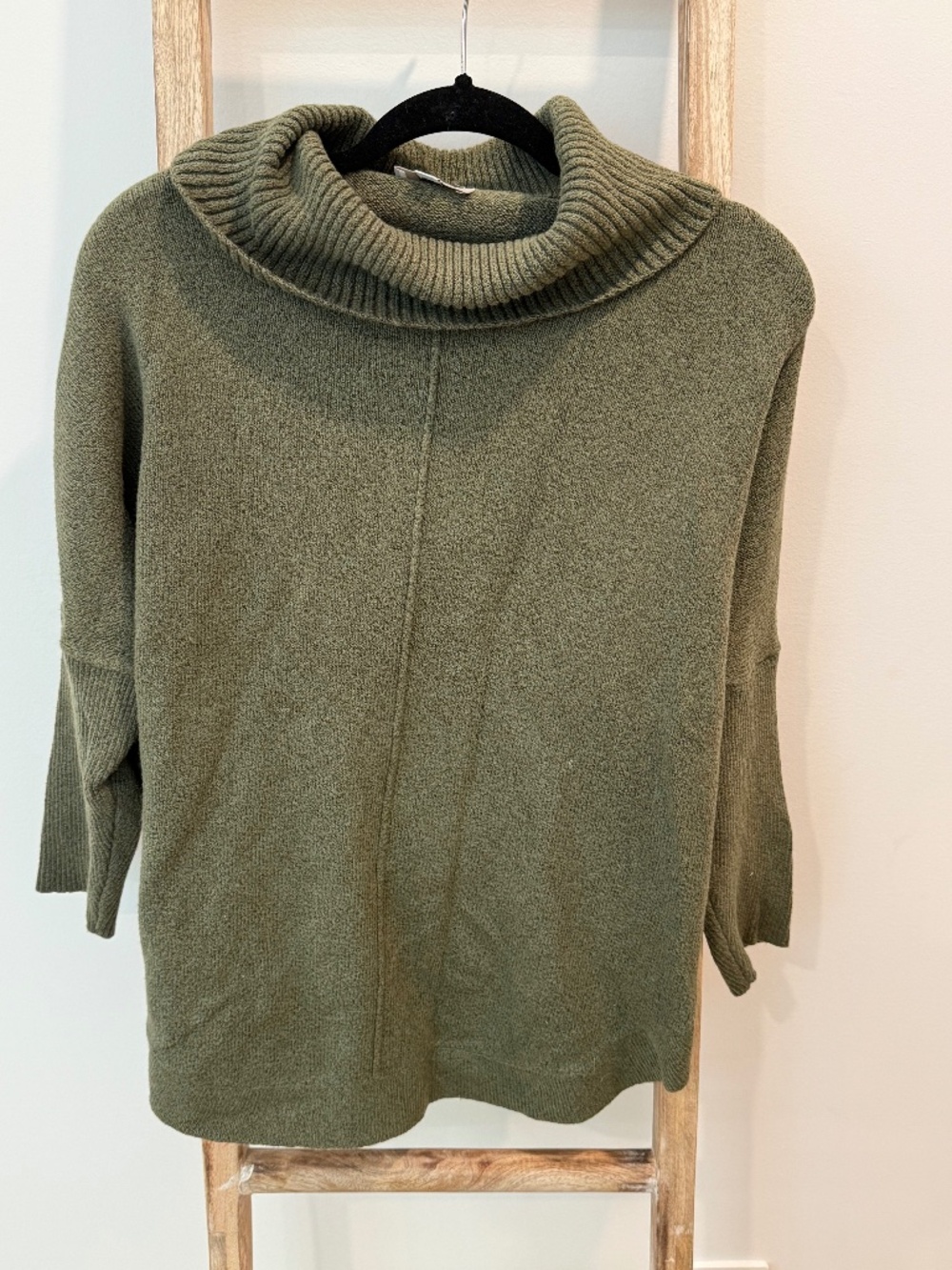 Loft Green Turtleneck Sweater